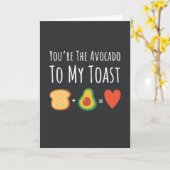 Süße Avocado Karten Obst Vegan Vegetarisch (Gelbe Blume)