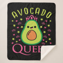 Süße Avocado-Königin mit Herz Keto-Mädchen beim Ko