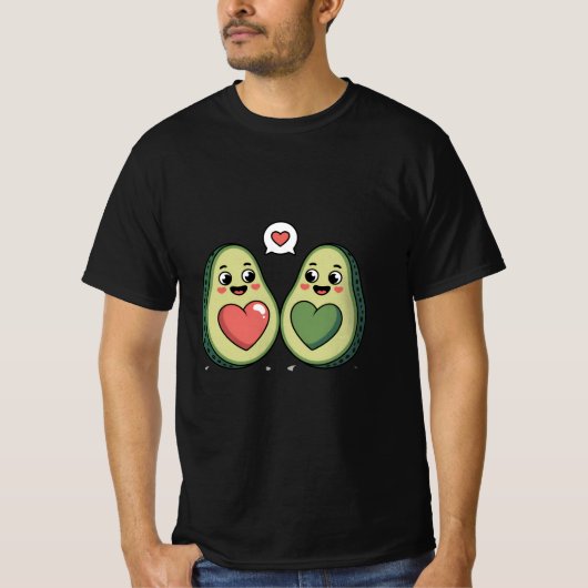 Süße Avocado Liebe T-Shirt (Vorderseite)