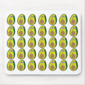 Süße Avocado-Mauspad | Frucht-Dekoration für den S Mousepad (Vorne)