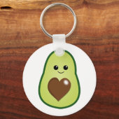 Süße Avocado Schlüsselanhänger (Vorderseite)