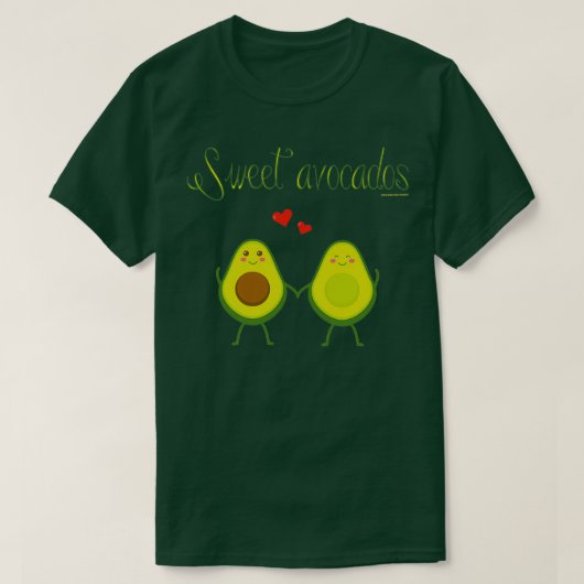 Süße Avocados T-Shirt (Design vorne)