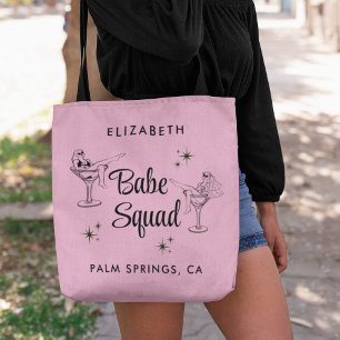 Süße Babe-Squad Pink-Junggesellinnen-Abschiedspart Tasche