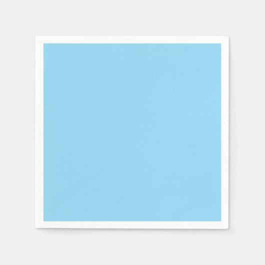 Süße Baby-Blau-Solid-Napkins Serviette (Vorderseite)