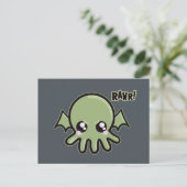 Süsse Baby Cthulhu Postkarte (Stehend Vorderseite)