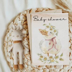 Süße Baby-Enten-Baby-Shower-Party Einladung