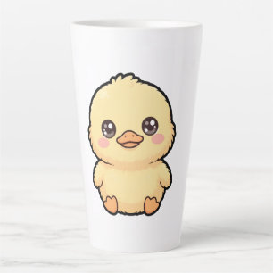 Süße Baby-Enten-Küken-Latte-Macchiato-Tasse Milchtasse
