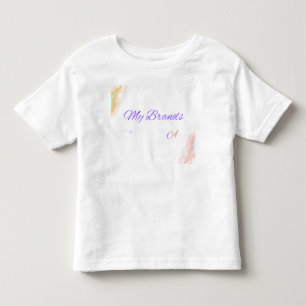Süße Baby Fußabdrücke & Text Toddler T-Shirt