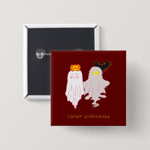 Süße Baby-Geister Halloween-Knopf Button