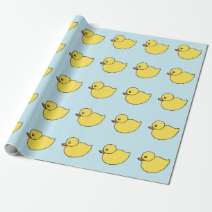 Süße Baby-Gelb-Enten Entchen Wrapping Paper Geschenkpapier