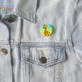 Süße Baby-Giraffe lächelt Cartoon-35280 Button (Beispiel)