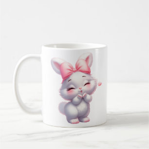 Süße Baby-Hasen-Illustration Kaffeetasse