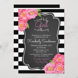 Süße Baby-Kreide-Blumenduschen-Einladung Einladung