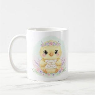Süße Baby-Küken-Mama-Tasse Bezaubernder Mutterta Kaffeetasse