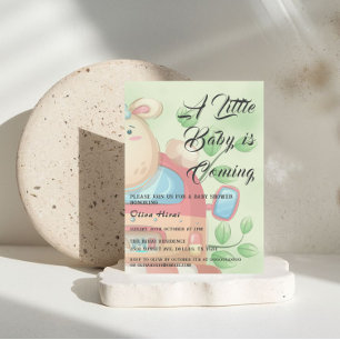 Süße Baby-Lamm-Baby-Shower-Einladung Einladung