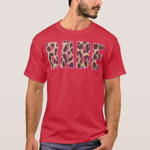 Süße Baby-Leoparden-Druck-Hochzeits-Junggesellinne T-Shirt