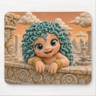 Süße Baby-Medusa, Mythisch Mousepad