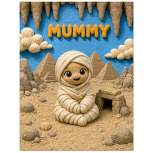 Süße Baby-Mumie, Mythisch Postkarte
