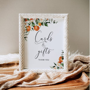 Süße Baby-Party Karten und Geschenke Schild