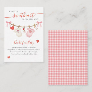 Süße Baby Shower Bücher fürs Baby Begleitkarte