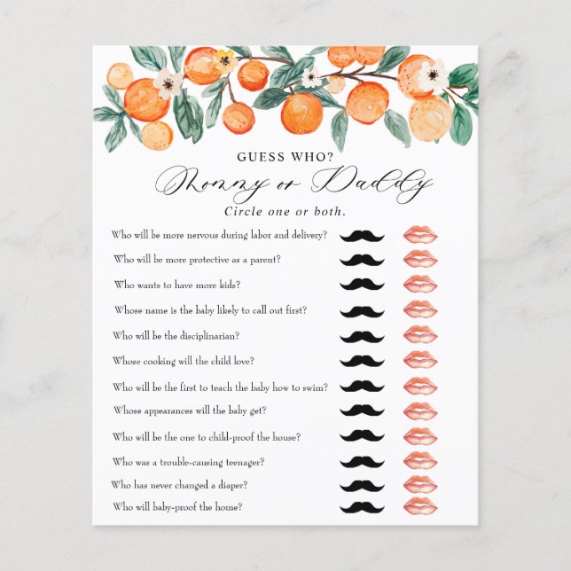 Süsse | Baby Showspiel | Mommy Daddy (Vorderseite)