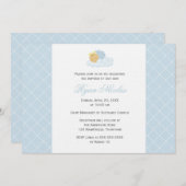 Süße Baby-Taufe Einladung (Vorne/Hinten)