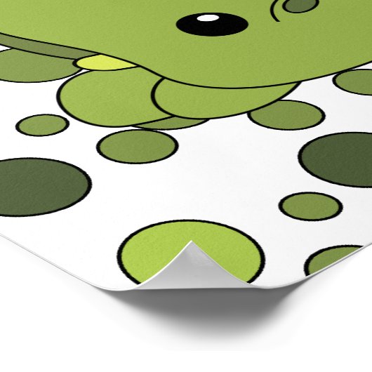 Süsse Baby Turtle Poster (Ecke)