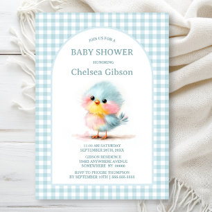 Süße Baby-Vogel-Baby-Party Einladung