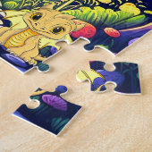 Süße Babydrachen Magischer Wald Puzzle (Seite)