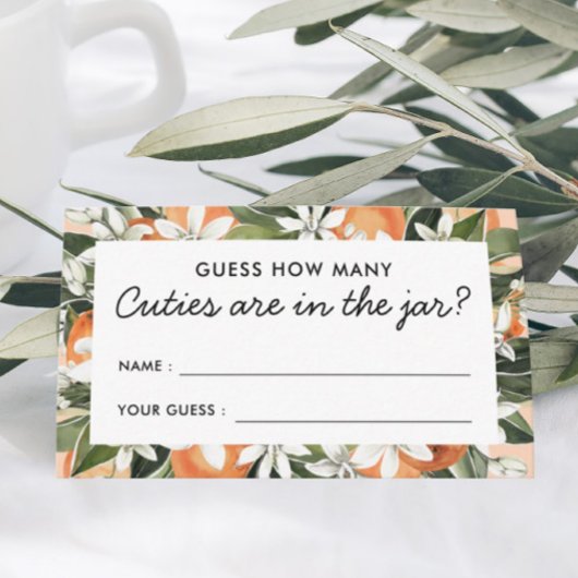 Süsse Babydusche wie viele Süssen im Jar sind Begleitkarte