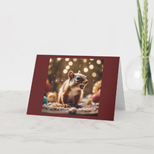 Süße Babyeichhörnchen alles Gute zum Geburtstag Karte