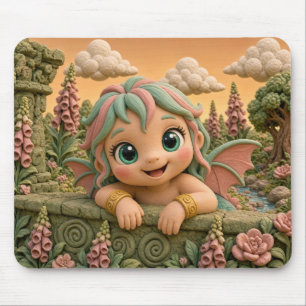 Süße Babyfee, Mythisch Mousepad