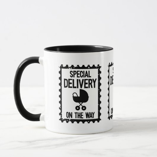 Süße Babynamensankündigung  Tasse (Links)
