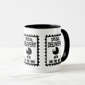 Süße Babynamensankündigung  Tasse (VorderseiteRechts)