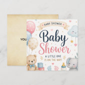 Süße Babyparty-Feier (Vorne/Hinten)