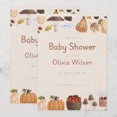 Süße Babyparty-Feier Einladung (Vorne/Hinten)