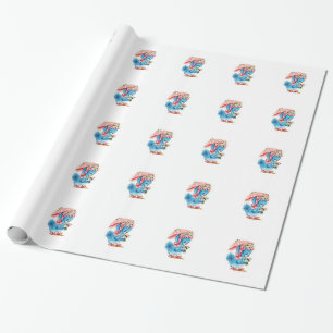 Süße Babyparty-Geschenkverpackung Einwickelpapier Geschenkpapier