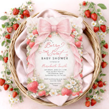 Süße Babyparty mit rosa Schleifenbeeren