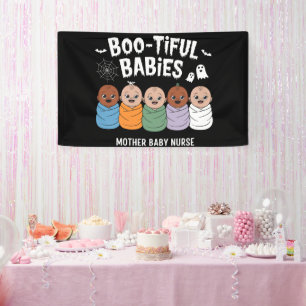 Süße Babys Mutter Baby Krankenschwester Halloween  Banner