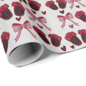 Süße Babyschuh-Geschenkpapier für Mädchen Geschenkpapier (Rolleneckpunkt)