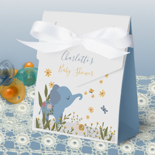 Süße Babytierchen Florale Babyparty Geschenkschachtel