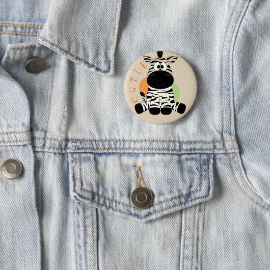 Süsse-Babyzebra-Knopf Button (Beispiel)