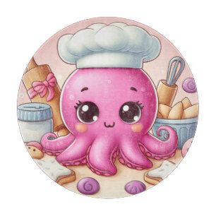 Süße Back-Oktopus-Schneidbrett Schneidebrett