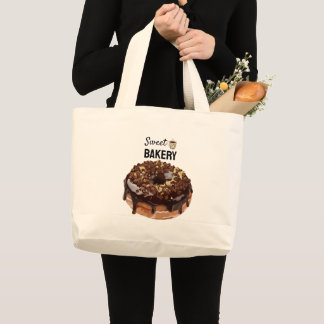 Süße Bäckerei Jumbo Stoffbeutel