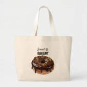 Süße Bäckerei Jumbo Stoffbeutel (Vorne)