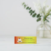 Süße Bäckerei-Kuchen-kleine Kuchen u. Mini Visitenkarte (Stehend Vorderseite)