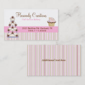 Süße Bäckerei-Kuchen-Visitenkarte Visitenkarte (Vorne/Hinten)