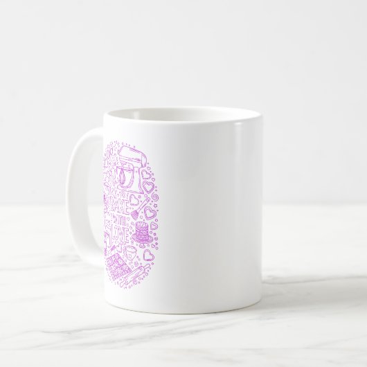 Süße Backpackung Kaffeetasse (Vorderseite Links)