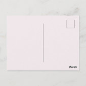 Süße Bakery-Donut-Nachricht oder Firmenname hinzuf Postkarte (Rückseite)