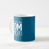 Süße bald werdende Mutter Lustige neue Mutter Schw Kaffeetasse (Vorderseite Links)